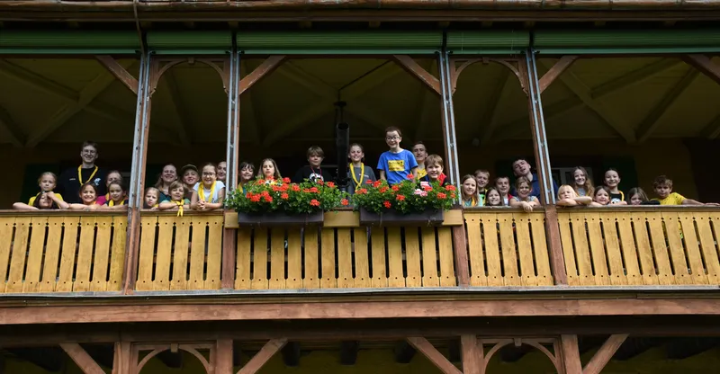 Ein Gruppenfoto des letzten Sommerlagers.